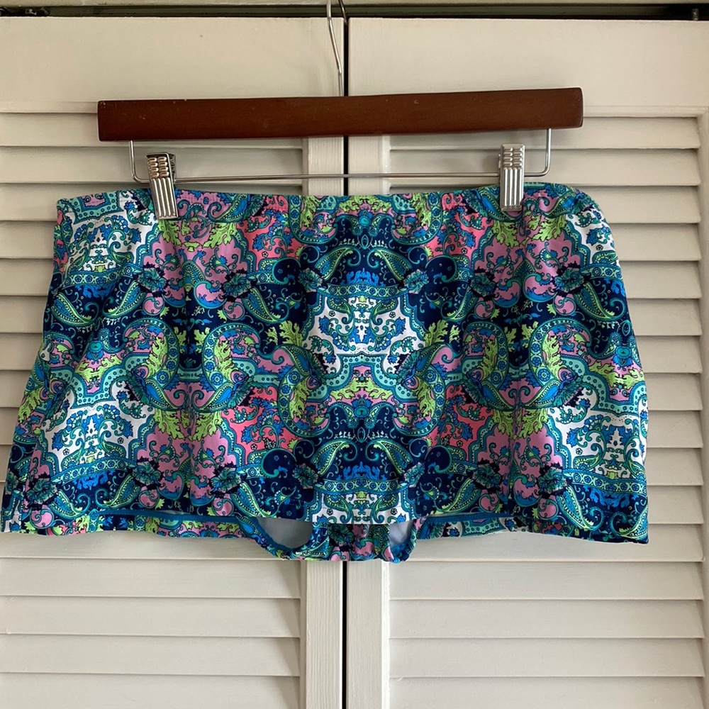 Kenneth Cole Reaction New With Tags Swim Skirt, Size Large